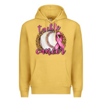 Antique Gold Tackle Cancer Baseball Premium Hoodie - texasbilliewilder