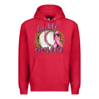 Cardinal Tackle Cancer Baseball Premium Hoodie - texasbilliewilder
