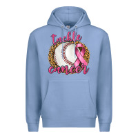 Colony Blue Tackle Cancer Baseball Premium Hoodie - texasbilliewilder