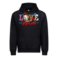 Black love baseball Urban Hoodie - Zillion Design Studio