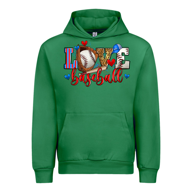 Love Baseball Urban Hoodie by Zillion Design Studio | Teevron