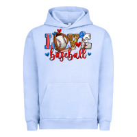 Pigment Grape Ice love baseball Urban Hoodie - Zillion Design Studio