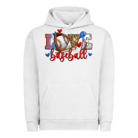 Pigment Lunar Rock love baseball Urban Hoodie - Zillion Design Studio