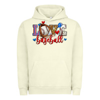 Pigment Pistachio love baseball Urban Hoodie - Zillion Design Studio
