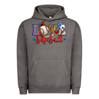 Pigment Tornado love baseball Urban Hoodie - Zillion Design Studio
