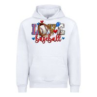 White love baseball Urban Hoodie - Zillion Design Studio