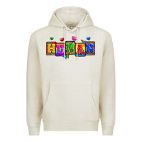 Oatmeal Heather pride human Premium Hoodie - Zillion Design Studio