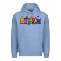 Colony Blue pride human Premium Hoodie - Zillion Design Studio
