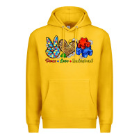 Lemon peace love understand Premium Hoodie - Zillion Design Studio