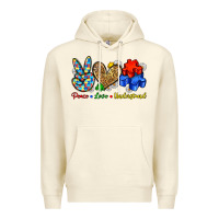 Sandshell peace love understand Premium Hoodie - Zillion Design Studio