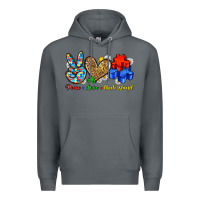 Rock peace love understand Premium Hoodie - Zillion Design Studio