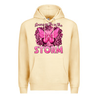 Pina Colada Stronger Than The Storm Breast Cancer Premium Hoodie - texasbilliewilder