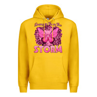 Lemon Stronger Than The Storm Breast Cancer Premium Hoodie - texasbilliewilder