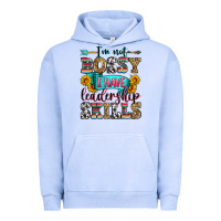 Pigment Grape Ice i'm not bossy i have leadership skills Urban Hoodie - Zillion Design Studio