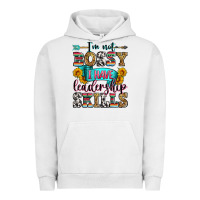 Pigment Lunar Rock i'm not bossy i have leadership skills Urban Hoodie - Zillion Design Studio