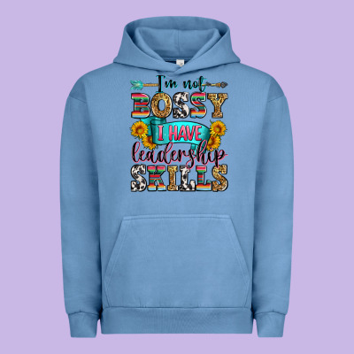 I'm Not Bossy I Have Leadership Skills Urban Hoodie Designed By Zillion Design Studio