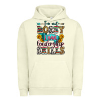 Pigment Pistachio i'm not bossy i have leadership skills Urban Hoodie - Zillion Design Studio
