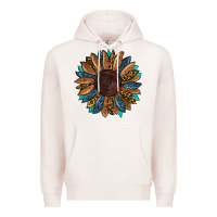 Pale Pink fall tooled lather leopard Premium Hoodie - RanaPortraitStore