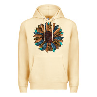 Pina Colada fall tooled lather leopard Premium Hoodie - RanaPortraitStore