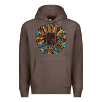 Coffee fall tooled lather leopard Premium Hoodie - RanaPortraitStore