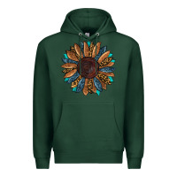 Sports Green fall tooled lather leopard Premium Hoodie - RanaPortraitStore