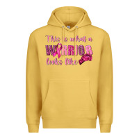 Antique Gold This Is What a Warrior Looks Like Premium Hoodie - texasbilliewilder