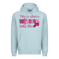 Blue Mist This Is What a Warrior Looks Like Premium Hoodie - texasbilliewilder