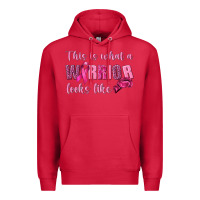 Cardinal This Is What a Warrior Looks Like Premium Hoodie - texasbilliewilder
