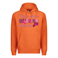 Carrot This Is What a Warrior Looks Like Premium Hoodie - texasbilliewilder
