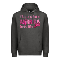 Charcoal Heather This Is What a Warrior Looks Like Premium Hoodie - texasbilliewilder