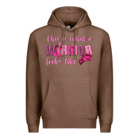 Chestnut This Is What a Warrior Looks Like Premium Hoodie - texasbilliewilder