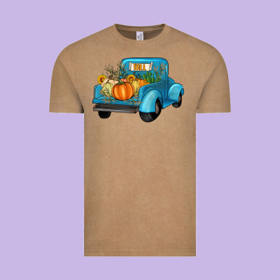 Fall Truck Vintage Tee Designed By Artiststas