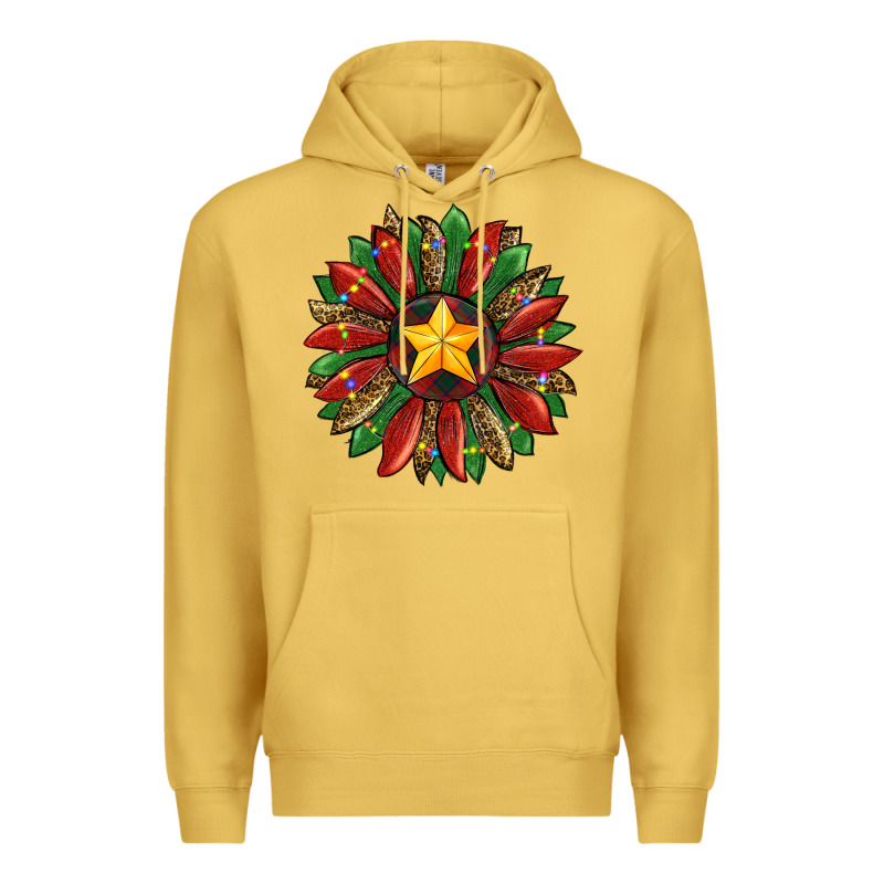 Christmas Sunflower Premium Hoodie by RanaPortraitStore | Teevron