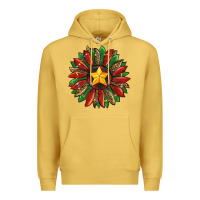Antique Gold christmas sunflower Premium Hoodie - RanaPortraitStore