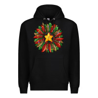 Black christmas sunflower Premium Hoodie - RanaPortraitStore