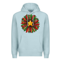 Blue Mist christmas sunflower Premium Hoodie - RanaPortraitStore