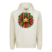 Oatmeal Heather christmas sunflower Premium Hoodie - RanaPortraitStore