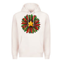 Pale Pink christmas sunflower Premium Hoodie - RanaPortraitStore