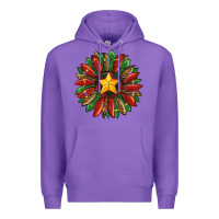 Purple christmas sunflower Premium Hoodie - RanaPortraitStore