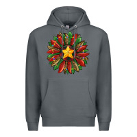 Rock christmas sunflower Premium Hoodie - RanaPortraitStore