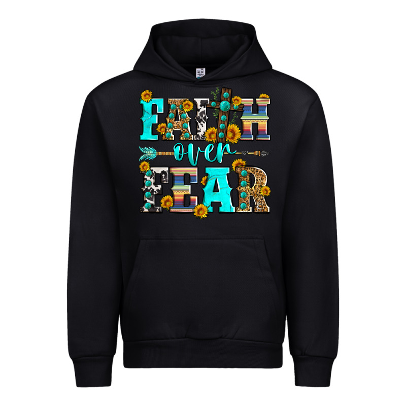 Faith Over Fear Urban Hoodie by Zillion Design Studio | Teevron