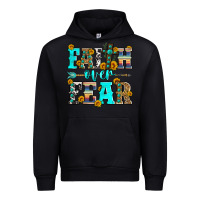 Black faith over fear Urban Hoodie - Zillion Design Studio