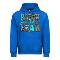 Cobalt faith over fear Urban Hoodie - Zillion Design Studio