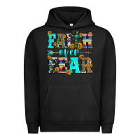 Pigment Black faith over fear Urban Hoodie - Zillion Design Studio