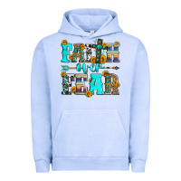 Pigment Grape Ice faith over fear Urban Hoodie - Zillion Design Studio