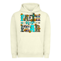 Pigment Pistachio faith over fear Urban Hoodie - Zillion Design Studio