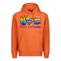 Carrot peace love equality Premium Hoodie - Zillion Design Studio