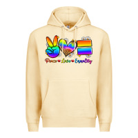 Pina Colada peace love equality Premium Hoodie - Zillion Design Studio