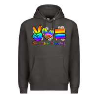 Smoke peace love equality Premium Hoodie - Zillion Design Studio
