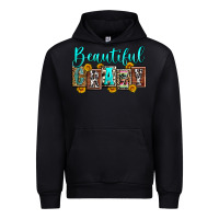 Black beautiful crazy Urban Hoodie - Zillion Design Studio